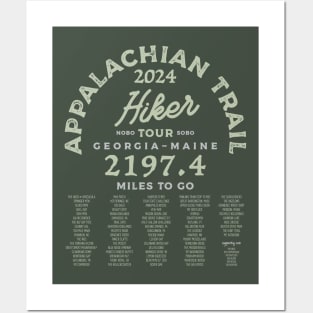 Appalachian Trail 2024 Tour Shirt Posters and Art